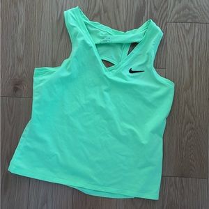 Green dri fit tank